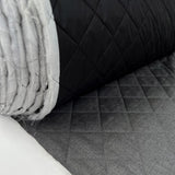 Quilted Wool - School Grey