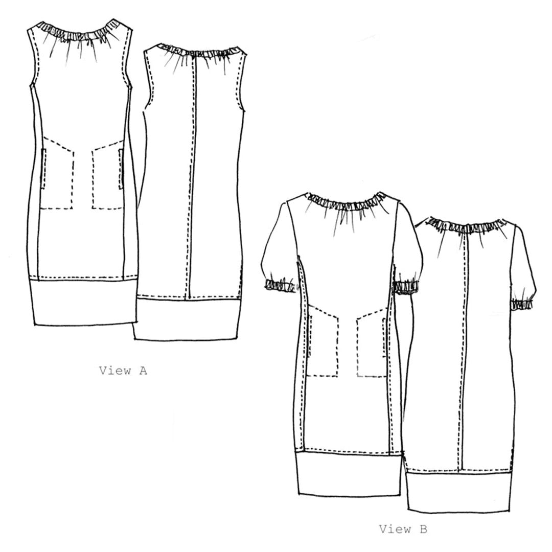 Tessuti - Rae Dress Sewing Pattern (UK 6-18)