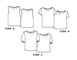 Tessuti - Rae Top Sewing Pattern (UK 6-18)