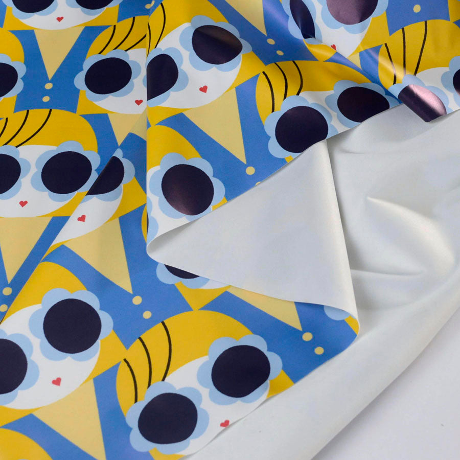 Raincoat - Olive - Blue