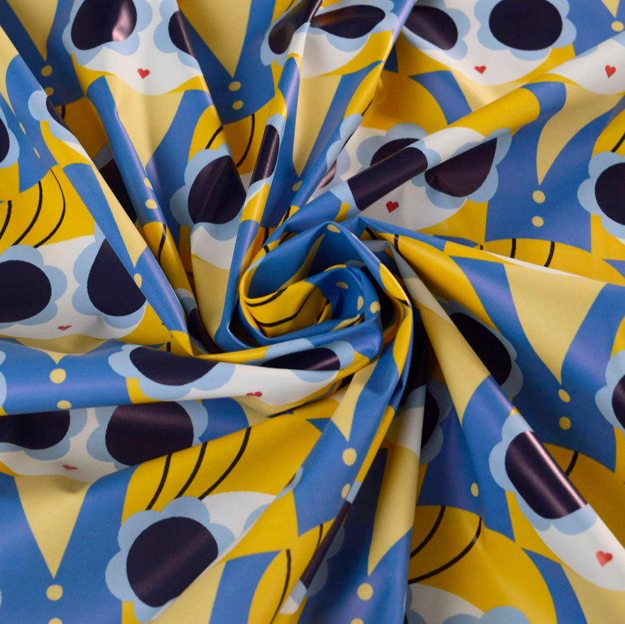 Raincoat - Olive - Blue