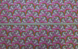 Poplin Print - Rainbow Bright - Pink