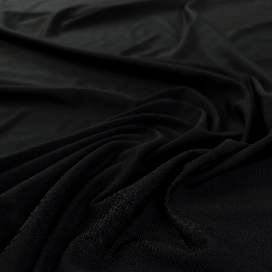 Recycled Polyester Jersey - Black