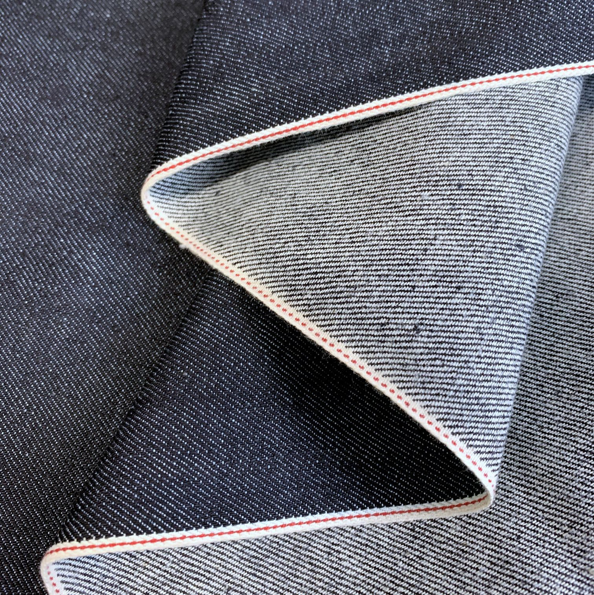 Remnant - Organic Denim - Red Selvedge- Indigo (1.3m)