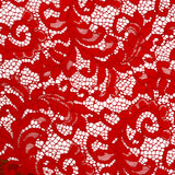 Double Scallop Lace - Scarlet