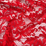 Double Scallop Lace - Scarlet
