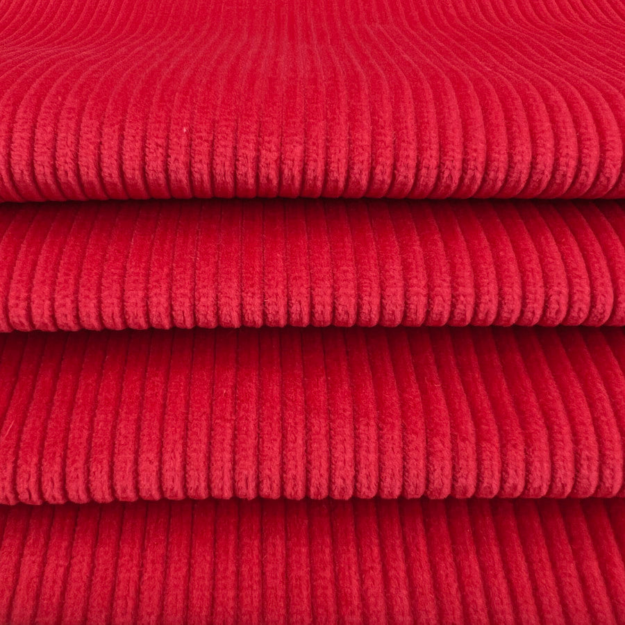 8 Wale Corduroy - Red