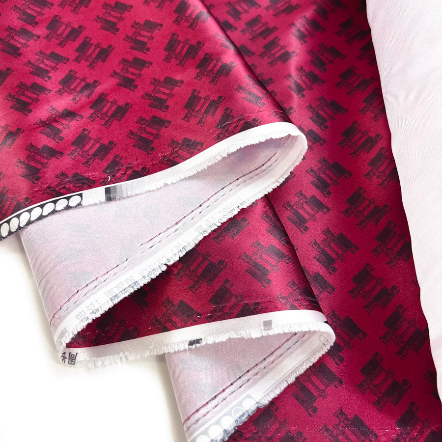 Printed Satin Lining - Binoculars