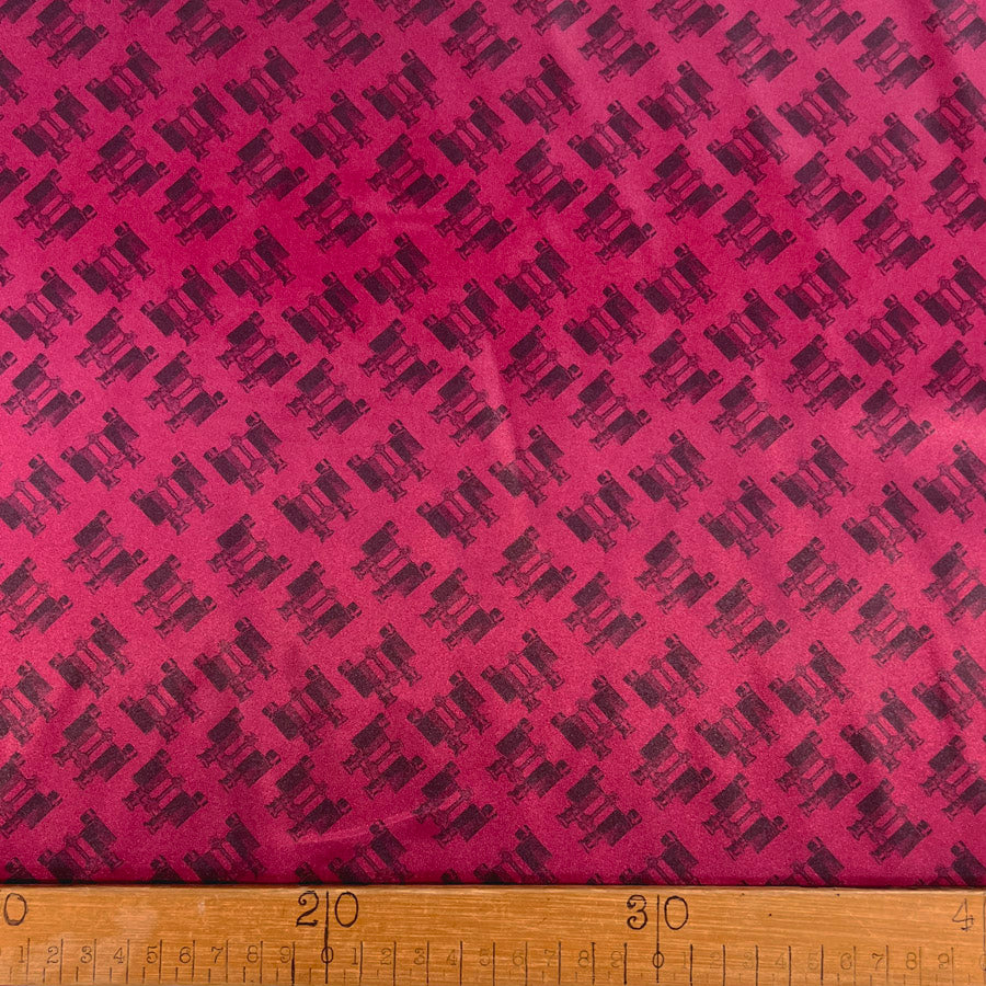 Printed Satin Lining - Binoculars