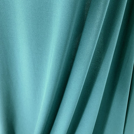 Ritual Teal Jade Colour Ity Jersey Fabric John Kaldor Drape