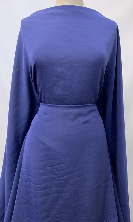 Romeo Blue Viscose Wool Suting Fabric M