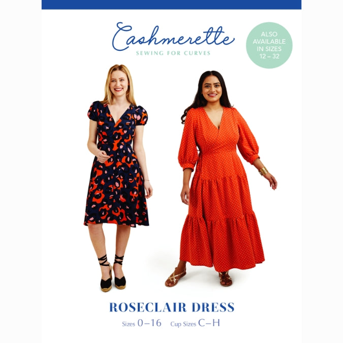 Cashmerette - Roseclair Dress Pattern (US 0-16)