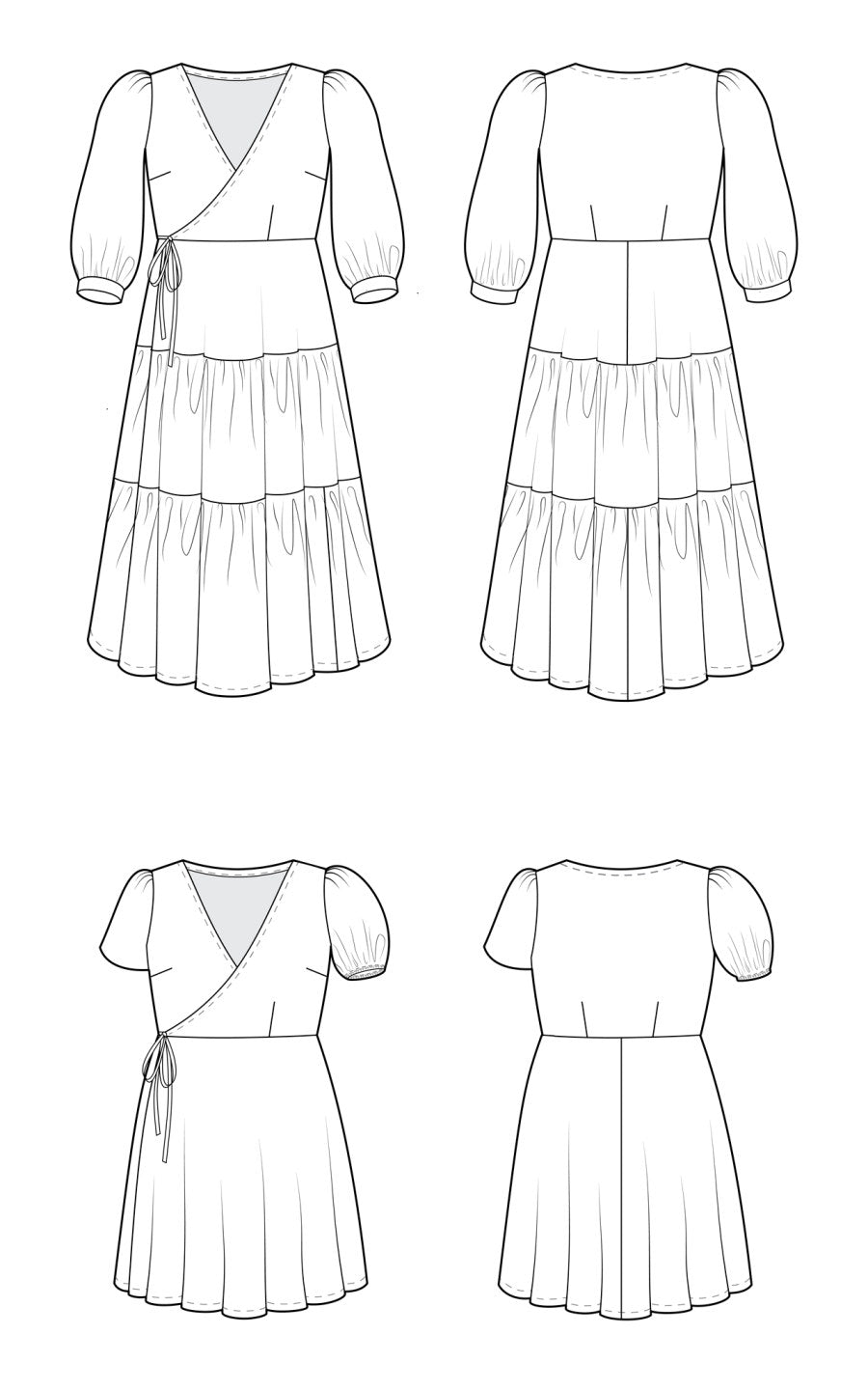 Cashmerette - Roseclair Dress Pattern (US 0-16)
