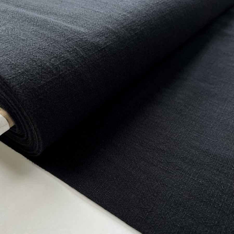 Rustic Linen - Charcoal