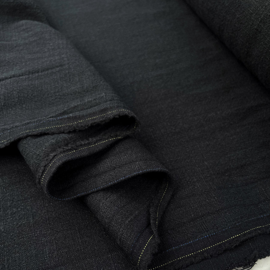 Rustic Linen - Charcoal