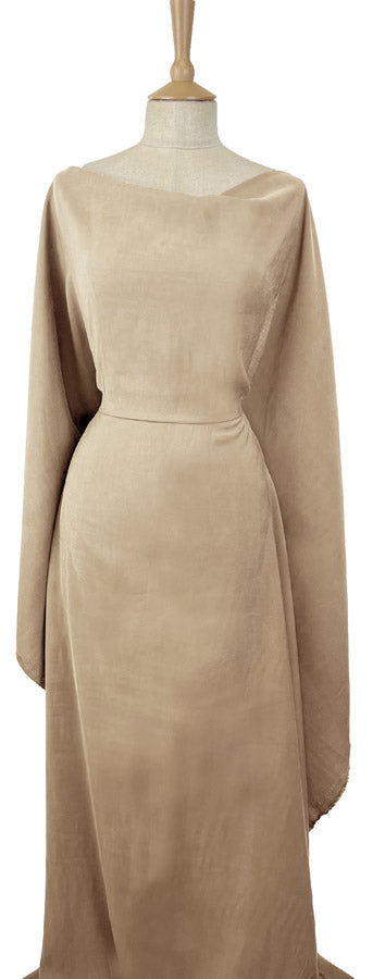 Sandwashed Nude Polyester Viscose Blend Dressmaking Fabric Mannequin