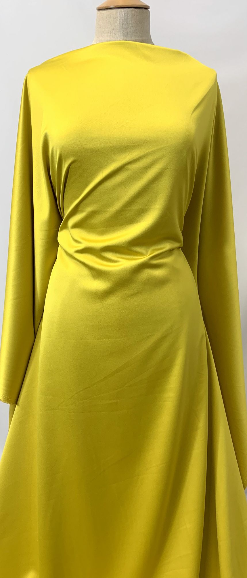 Remnant - Satin Crepe - Gold (2m)