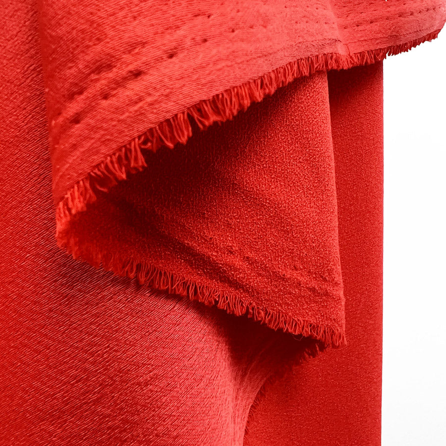 Satin Crepe - Red