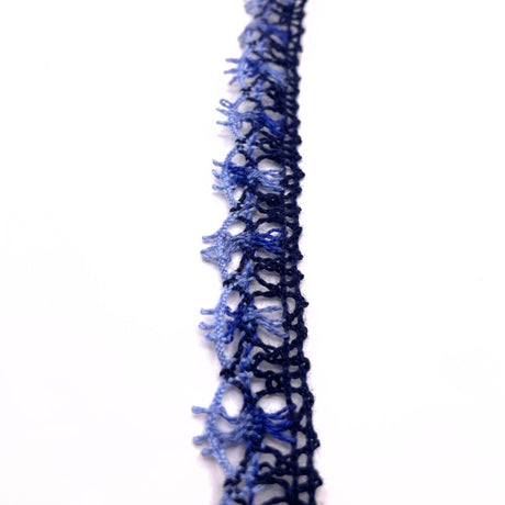 Scallop Crochet Lace - Blue