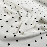 Scuba Crepe - Polka Dot