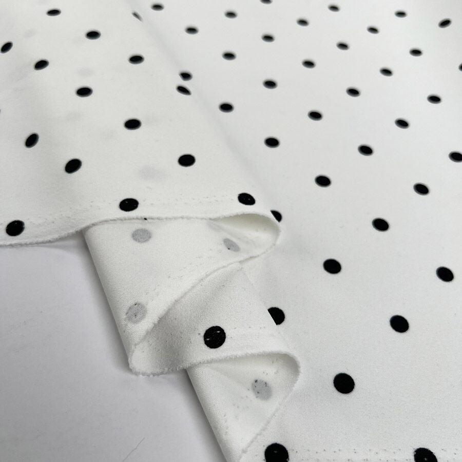 Scuba Crepe - Polka Dot