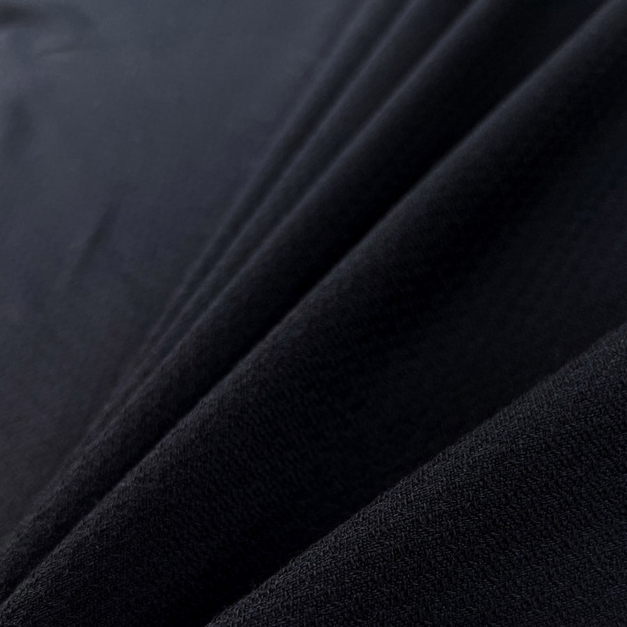 Scura Marina Wool Dark Navy Italian Suiting Fabric