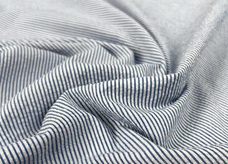 Seaside Seersucker Light Blue White Cotton Stripe Woven Dress Fabric Cu D8932A5D 1F6D 46C0 A2B0 12B2E16B7B80