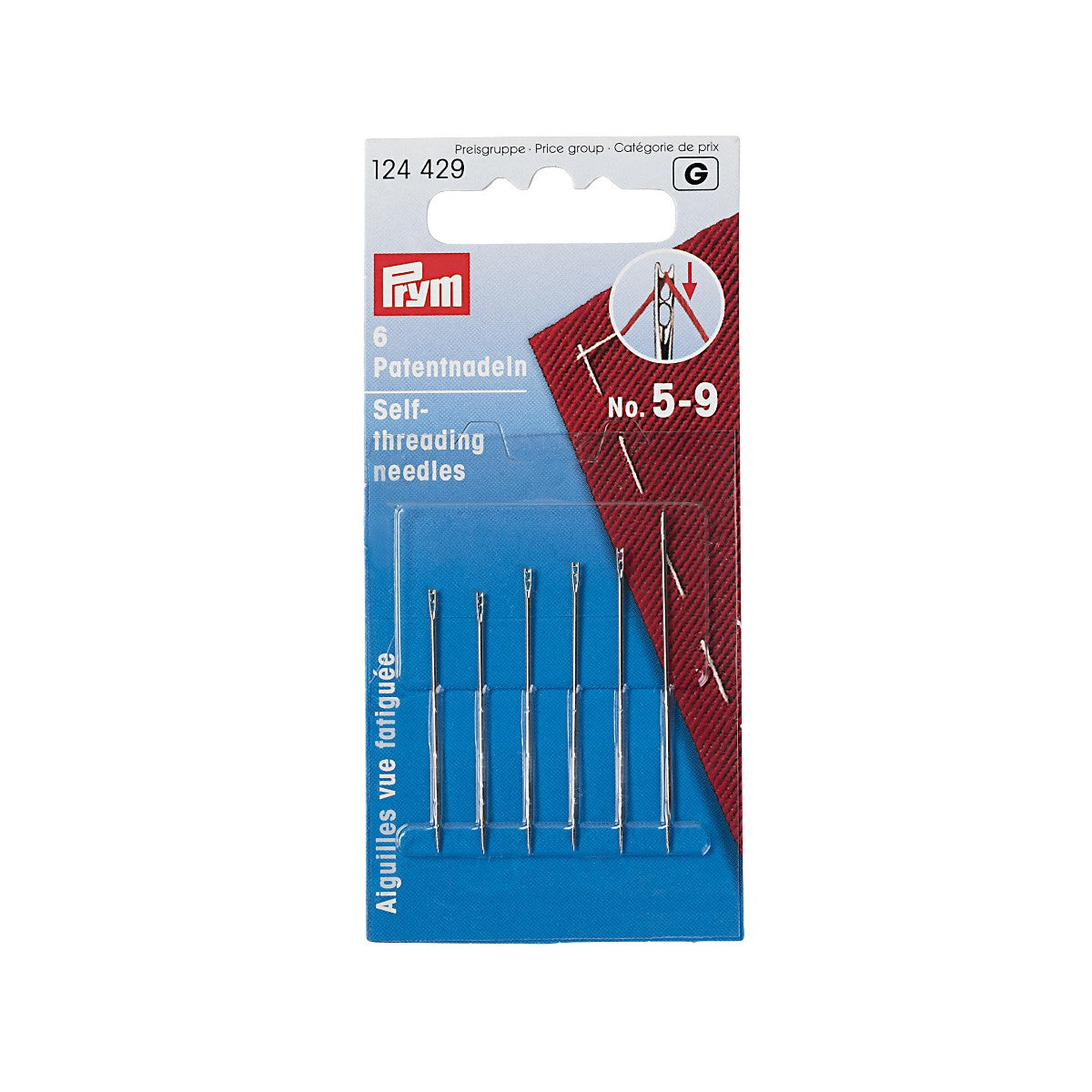 Prym - Self-Threading Needles (No. 5-9)