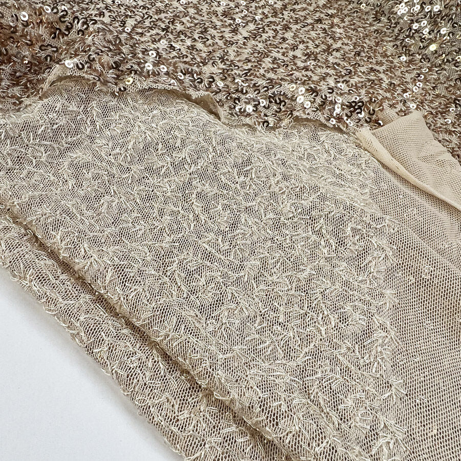 Jersey Sequin - Champagne