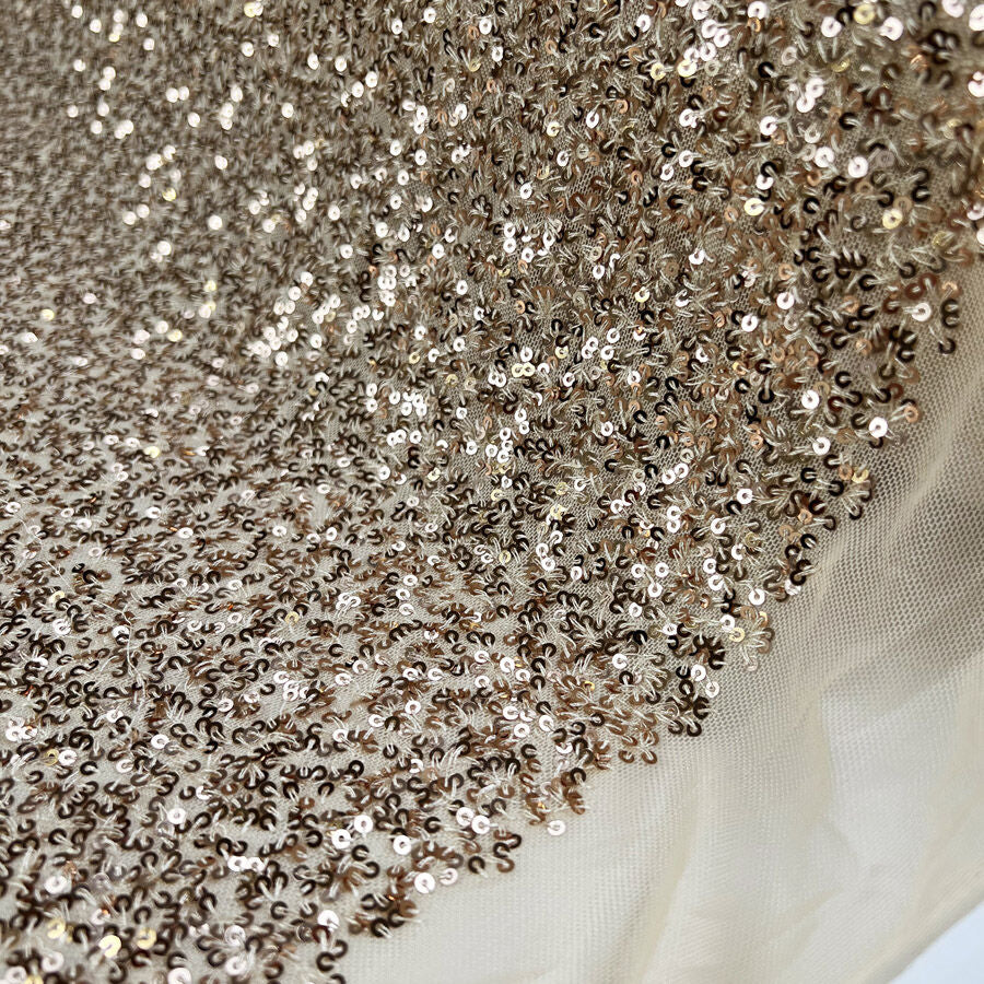 Jersey Sequin - Champagne