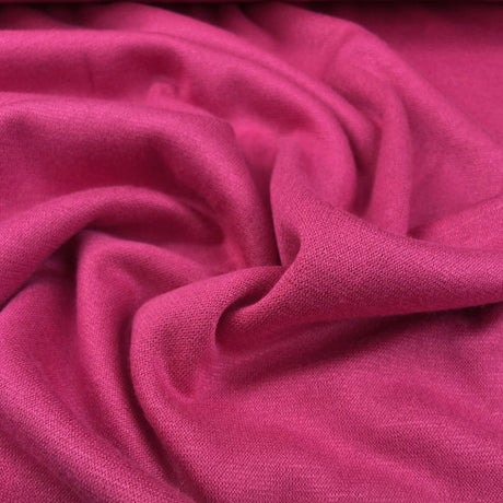 Serenity Knits Cerise Viscose Polyester Polyamide Pink Knitted Jersey Fabric