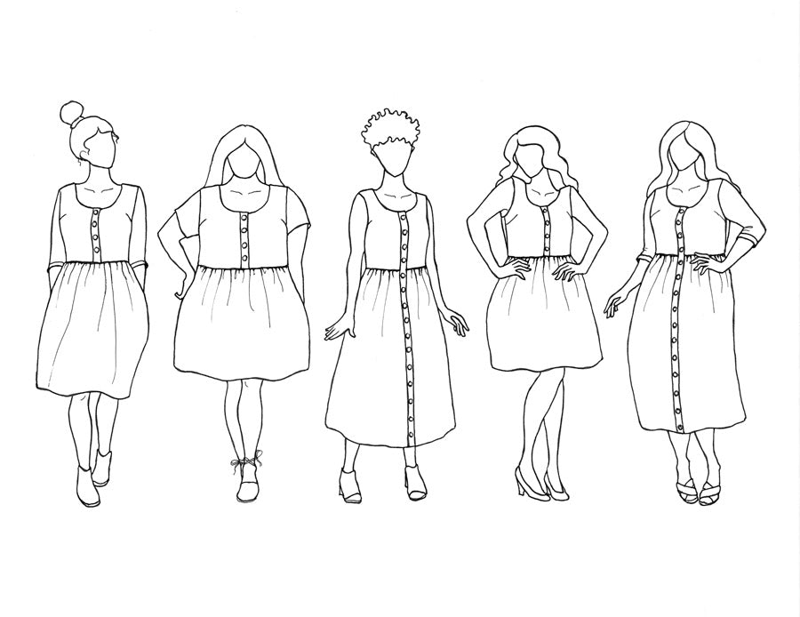 Sew Liberated - Hinterland Dress Pattern
