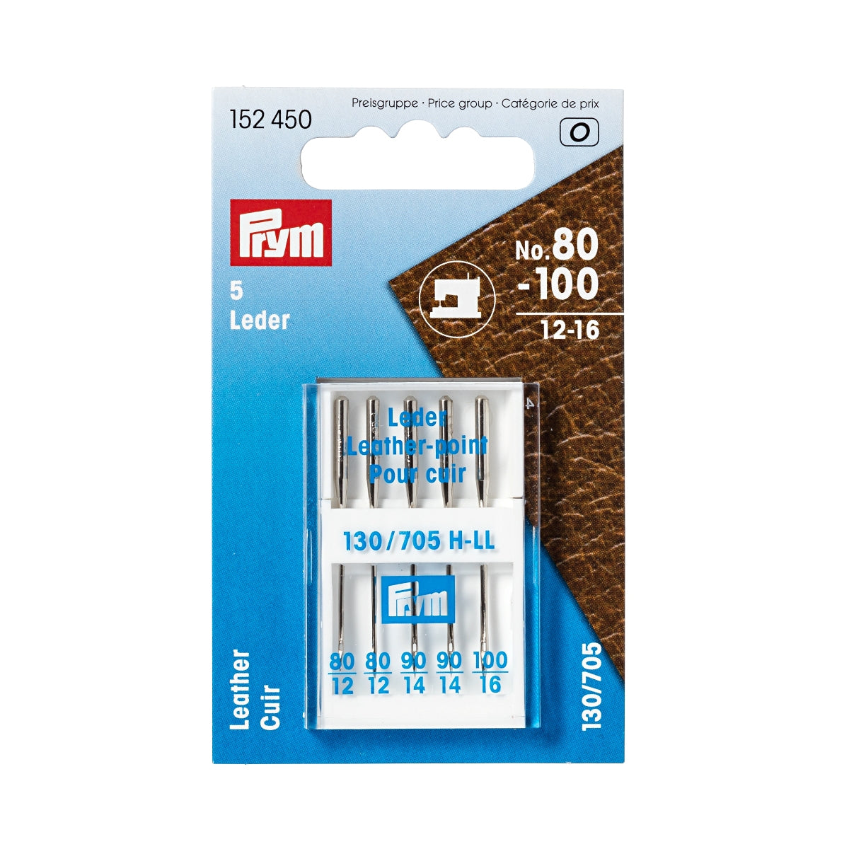 Prym - Leather-Point Sewing Machine Needles