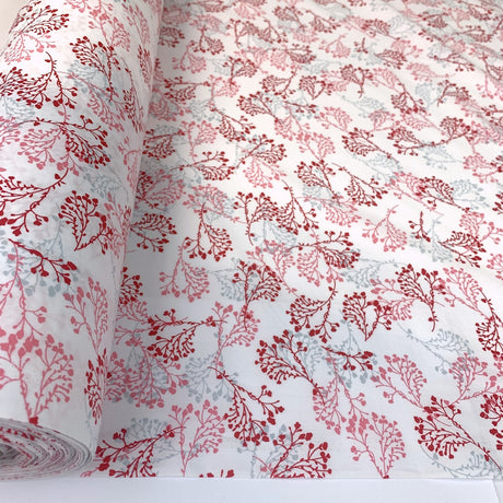 Sewing Room Ivy Red Dress Fabric Roll