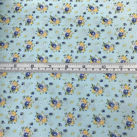 Sewing Room Kat Vntage Blue Floral Design Cp