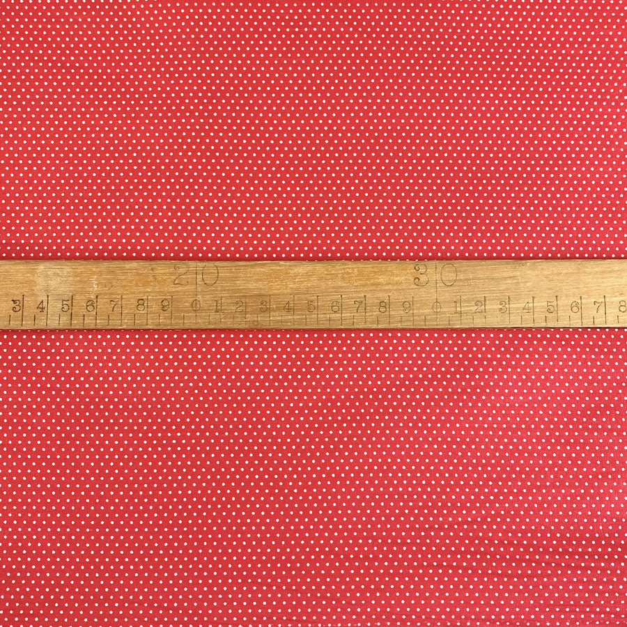 Sewing Room - Micro Dot - Red