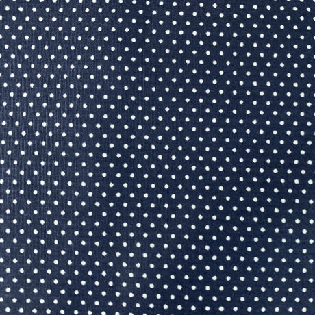 Sewing Room Mirco Dot Navy Cotton Fabric Cu