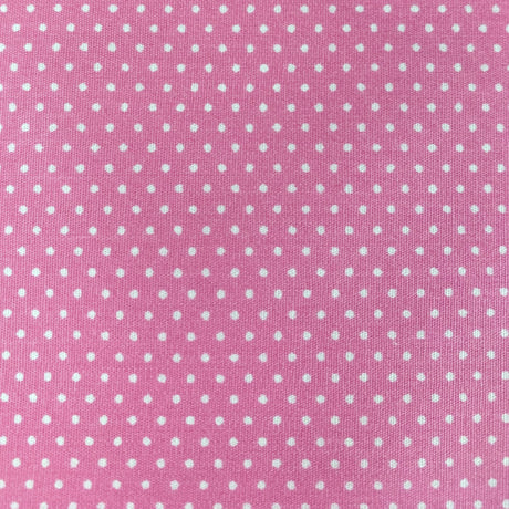 Sewing Room Mirco Dot Pink Cotton Fabric S