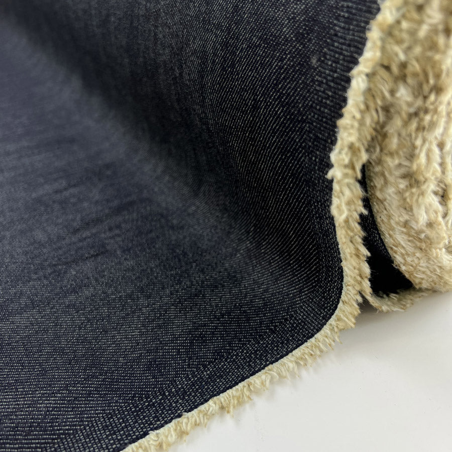 Sheffield Blue Cotton Elastane Denim Trouser Fabric Roll