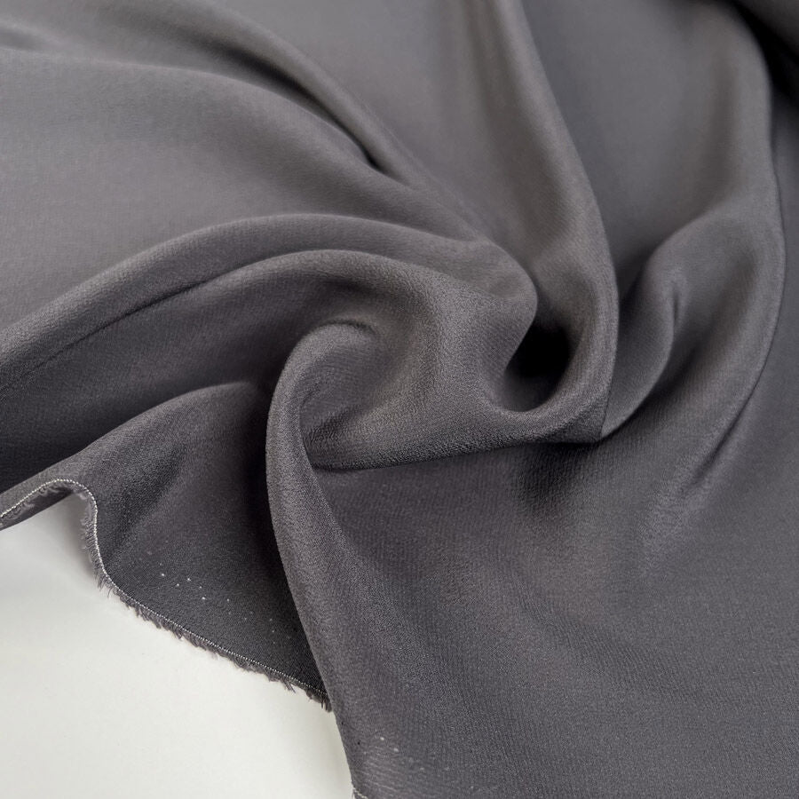 Silk Crepe de Chine - 16 Momme - Grey