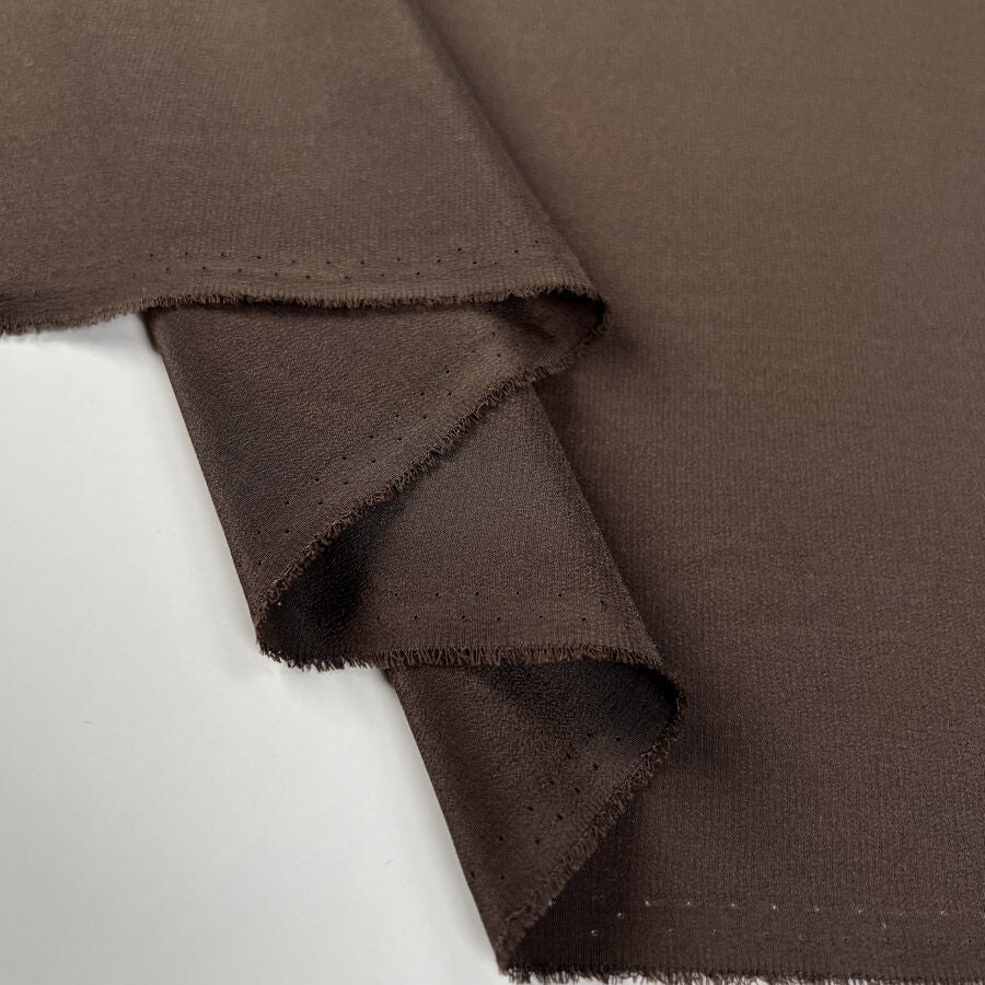 Silk Crepe de Chine - 16 Momme - Mocha