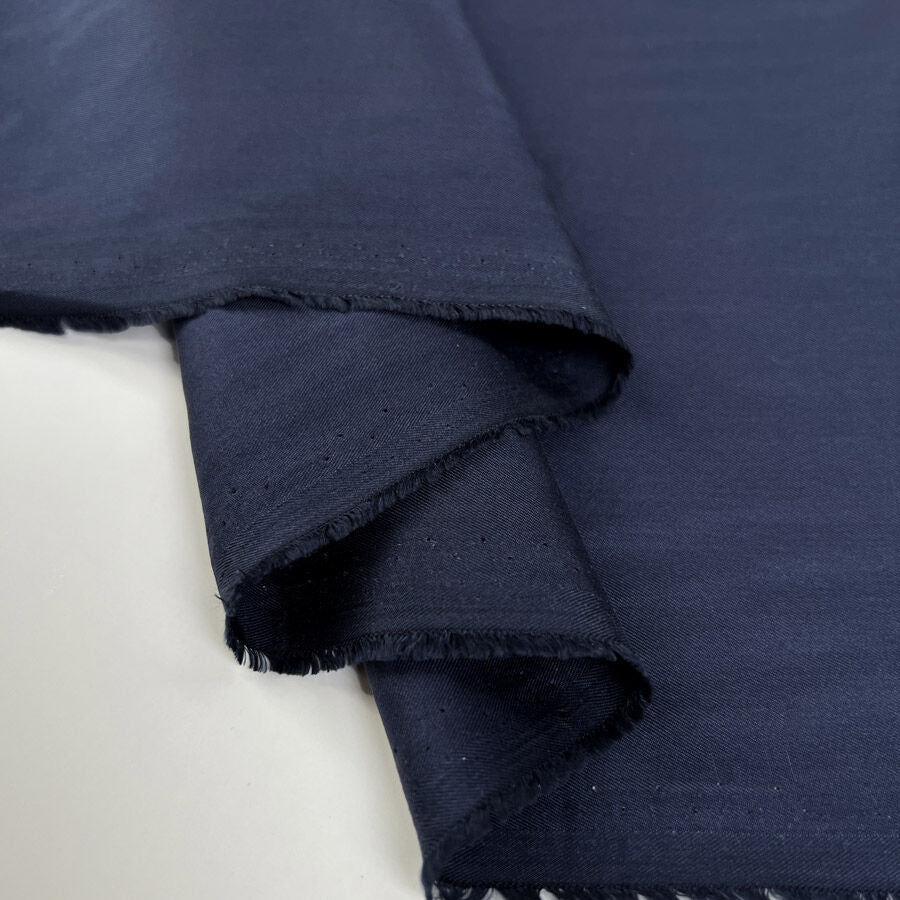 Silk Twill - Eva Navy - 14 Momme