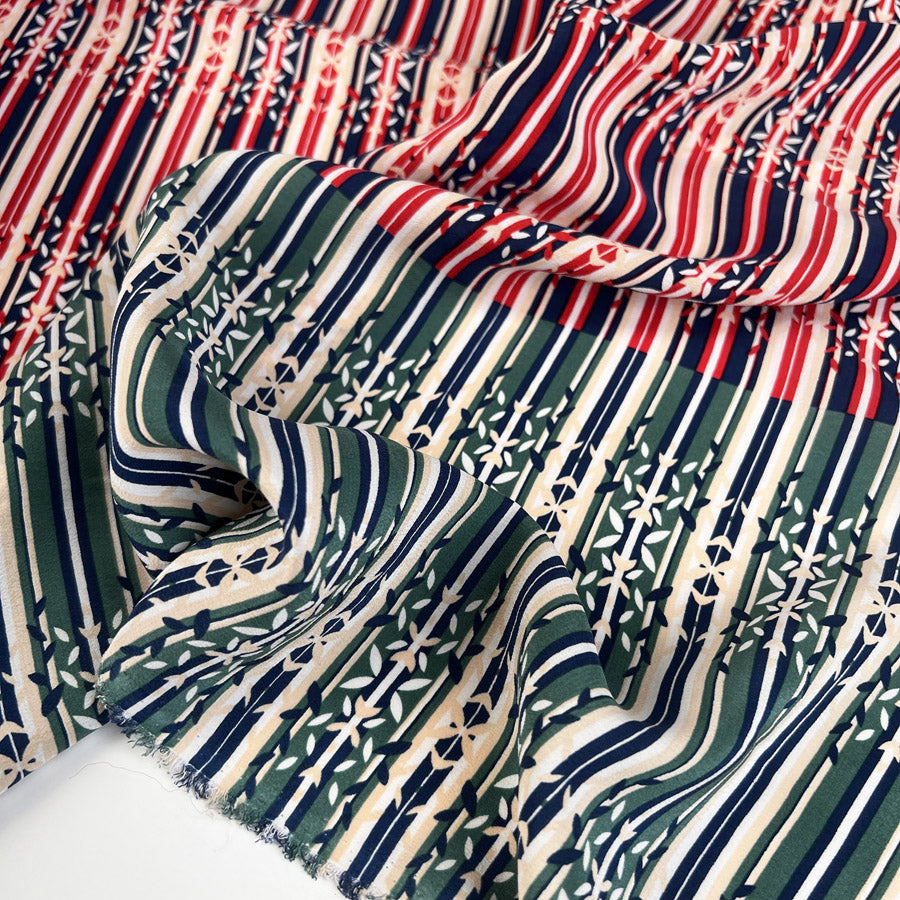 Silks of Italy - Ornate Stripes