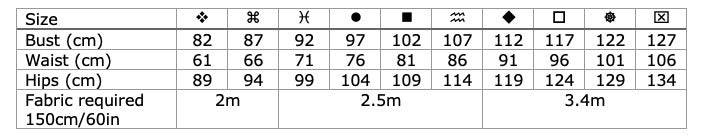 Size Me Sewing - Serene Skirt Sewing Pattern