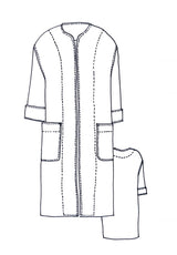 Tessuti - Florence Coat Sewing Pattern (UK 6-22)