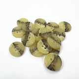Pack of 20 Small Marble Effect Plastic Buttons (15mm)