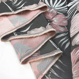 Smooth Brocade - Silver and Pink