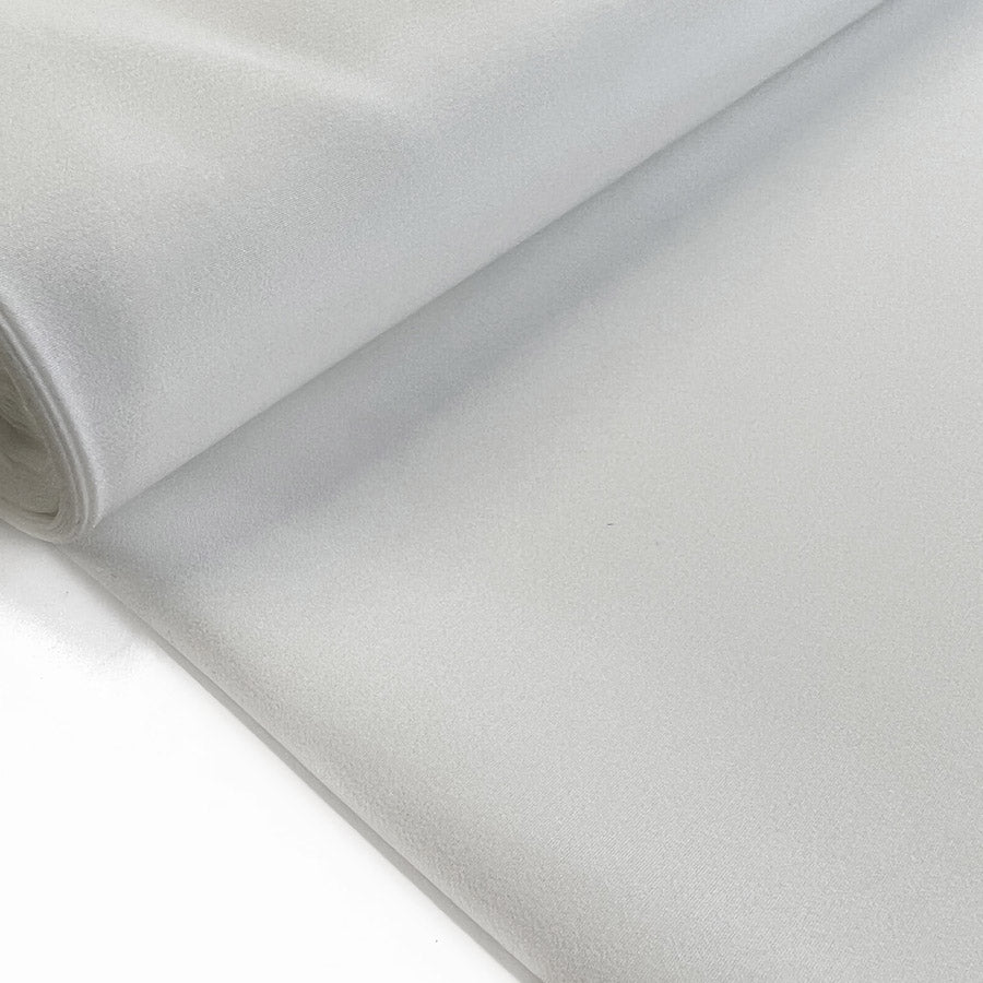 Snow White Nylon Finely Woven Lining Fabric Bolt