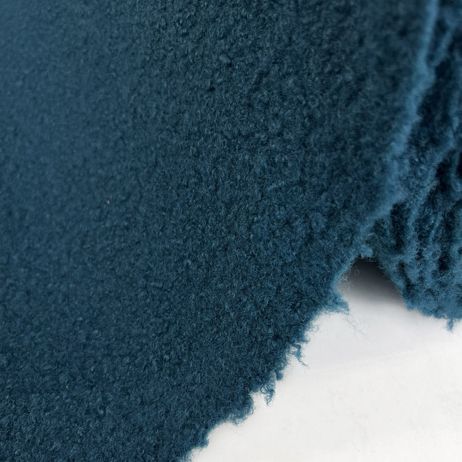 Remnant - Luxury Heavy Boucle - Teal - (75cm)