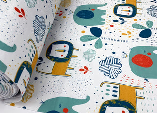 Soft Shell Funky Safari White Roll
